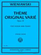 Theme Original Varie, Op. 15 Violin and Piano cover